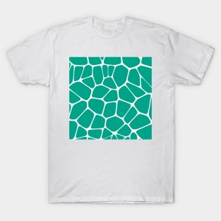 Green Turquoise Abstract Stone Art T-Shirt